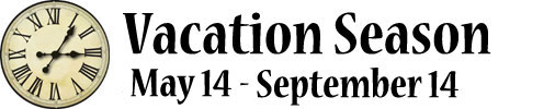 Vacation Season June-Sept